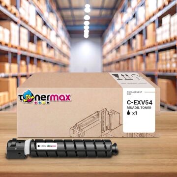 Canon C-EXV54 Siyah Muadil Toner - Çipli / iR C3025i / C3125i / C3226i