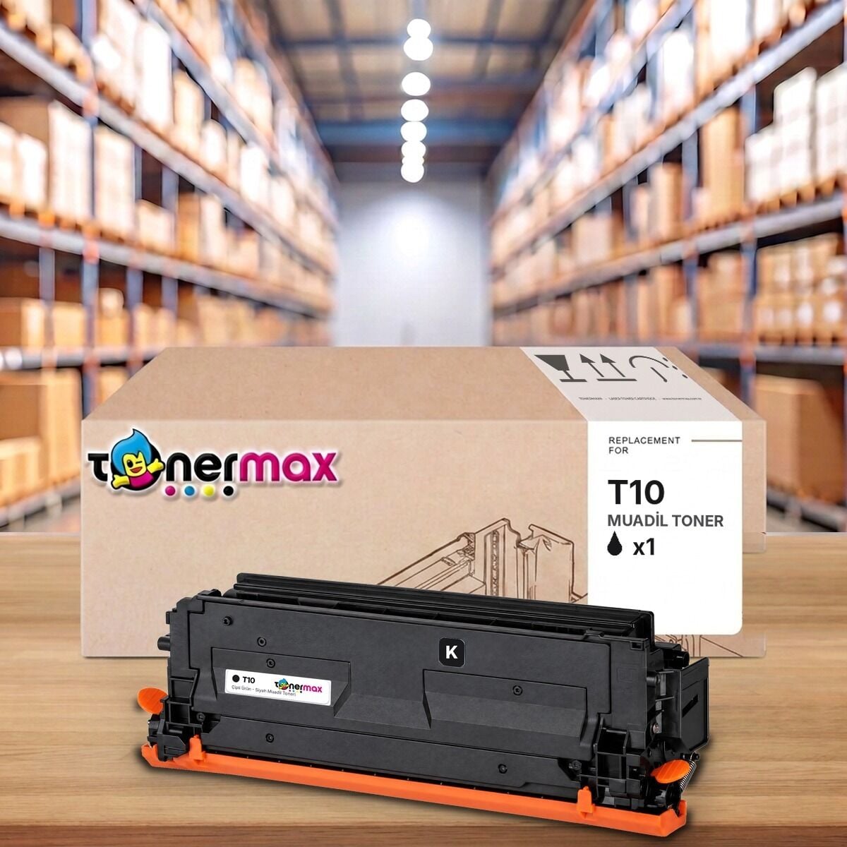 Canon T10 BK Siyah muadil toner