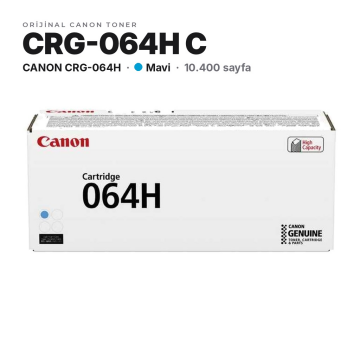 Canon CRG-064H / LBP722Cdw / LBP732Cdw / MF832Cdw / MF842Cdw Mavi Orjinal Toner