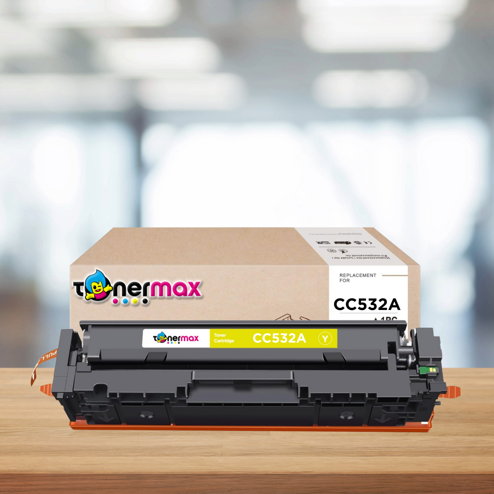 HP 304A / CC532A Sarı Muadil Toner