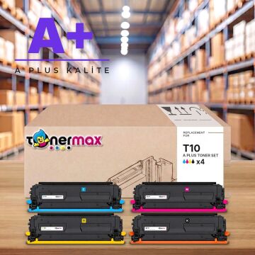 Canon T10 CMYK Muadil Toner Seti A Plus / C1533P / C1538P / IR-C1533iF / IR-C1538iF