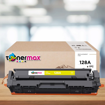 HP 128A / CM1415 / CP1525 / CE322A Sarı Muadil Toneri - Çipsiz