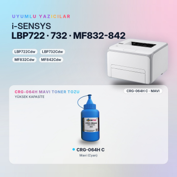 Canon CRG-064H Toner Tozu Mavi 250GR / LBP722Cdw / LBP732Cdw / MF832Cdw / MF842Cdw