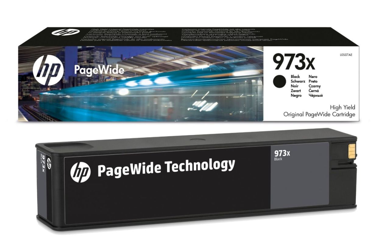 Hp 973X L0S07AE / Page Wide Pro 452 / 477 / 552 / 577 Siyah Orjinal Kartuş