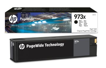 Hp 973X L0S07AE / Page Wide Pro 452 / 477 / 552 / 577 Siyah Orjinal Kartuş