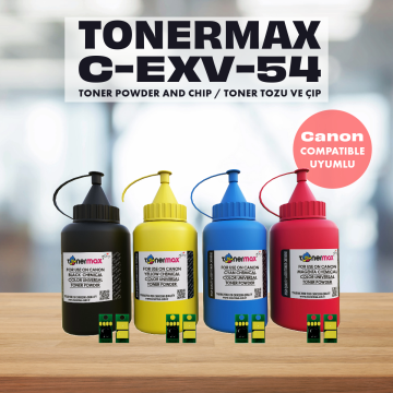 Canon C-EXV-54 Toner Tozu ve Çipi - Takım /ImageRUNNER C3025i / C3125i / C3262i