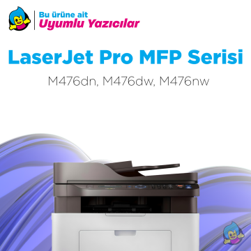 HP 312A / CF381A/ M476 Mavi Muadil Toneri - Ekonomik