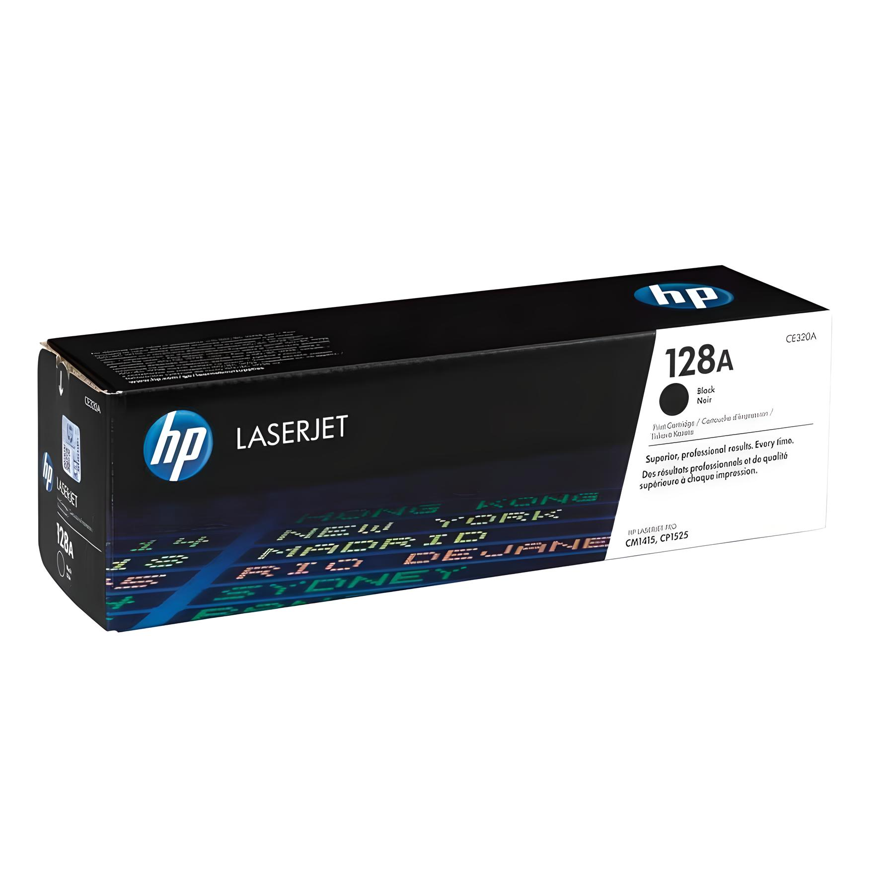 HP 128A / CM1415 / CP1525 / CE320A Siyah Orijinal Toneri