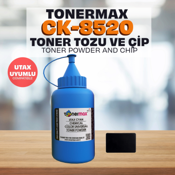 Utax CK-8520 Toner Tozu ve Çipi - Mavi / P C2480i / P-C2480i