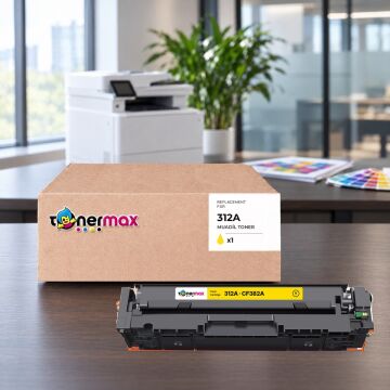 HP 312A / CF382A/ M476 Sarı Muadil Toneri - Ekonomik