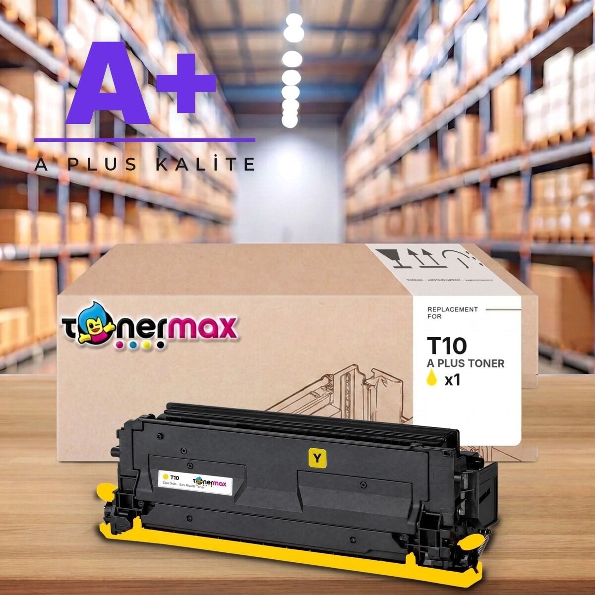 Canon T10 Y Sarı A Plus muadil toner