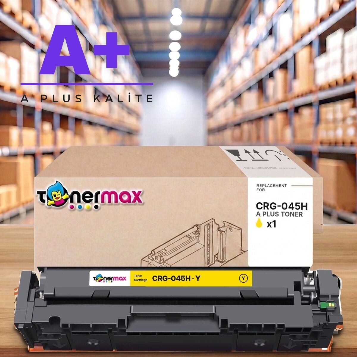 Canon CRG-045H Y Sarı A Plus muadil toner