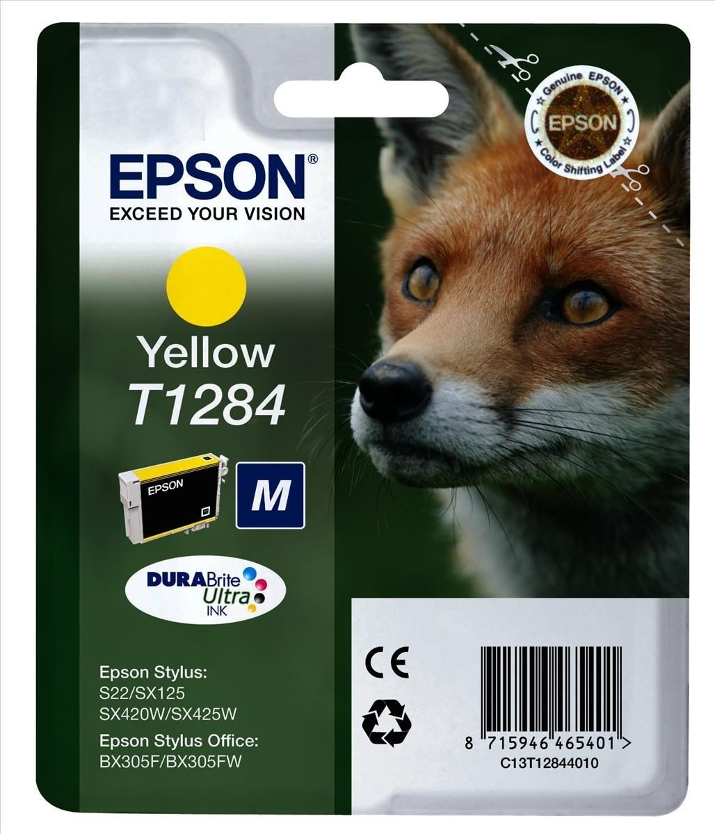 Epson T1284 Sarı Orjinal Kartuş