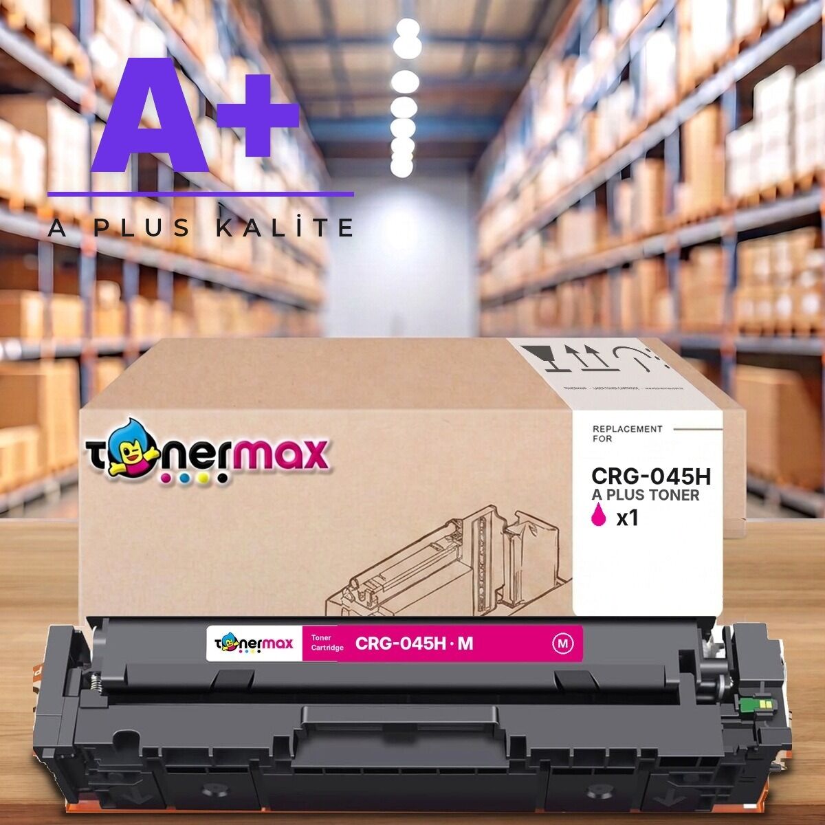 Canon CRG-045H M Kırmızı A Plus muadil toner