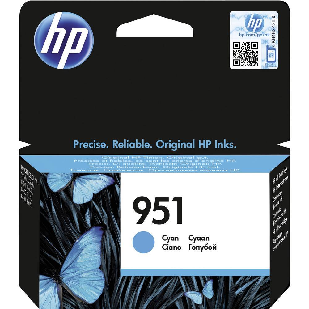 Hp 951 / CN050AE Mavi Orjinal Kartuş / Hp Officejet Pro 251 / 276 / 8100 / 8600 / 8610 / 8620 Orjinal Kartuş