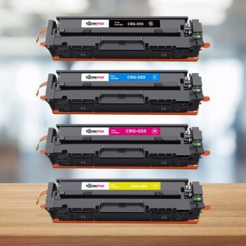 Canon CRG-055 Muadil Toner Takım - Çipli / LBP-662Cdw / LBP-664Cx / MF-741Cdw / MF-742Cdw / MF-743Cdw / MF-744Cd / MF-745Cdw / MF-746Cx