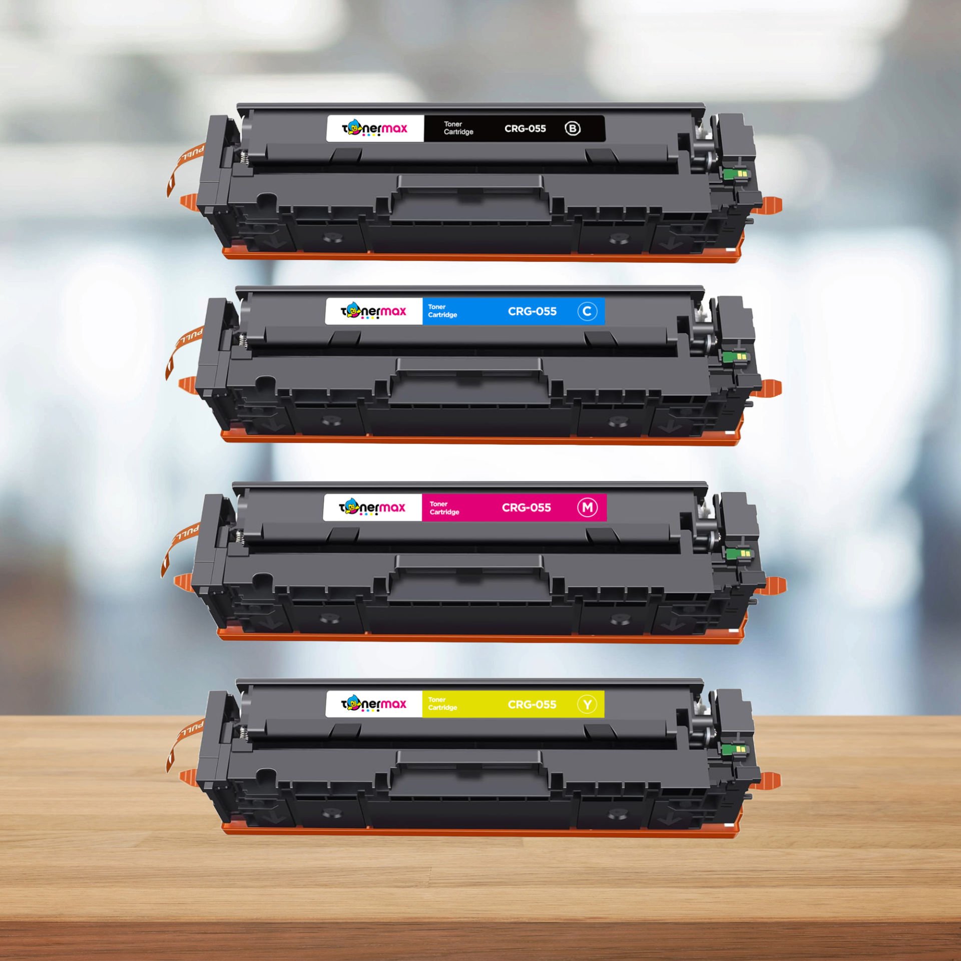 Canon CRG-055 Muadil Toner Takım - Çipli / LBP-662Cdw / LBP-664Cx / MF-741Cdw / MF-742Cdw / MF-743Cdw / MF-744Cd / MF-745Cdw / MF-746Cx