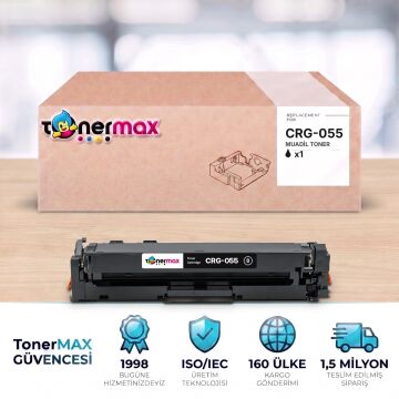 Canon CRG-055 Siyah Muadil Toner - Çipli / LBP663Cdw / LBP664Cx / MF742Cdw / MF744Cdw / MF746Cx