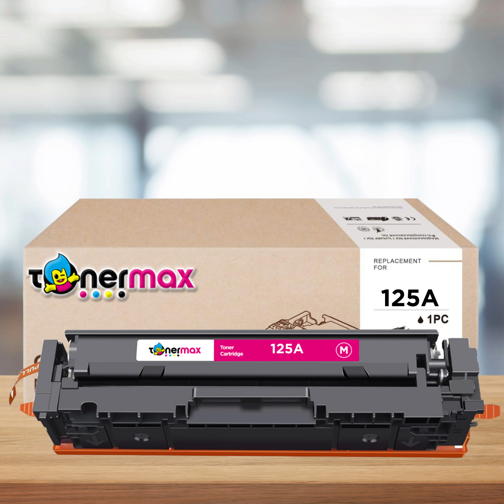 HP 125A CB543A / CP1215 / CP1515 / CM1312 Kırmızı Muadil Toneri - Çipsiz