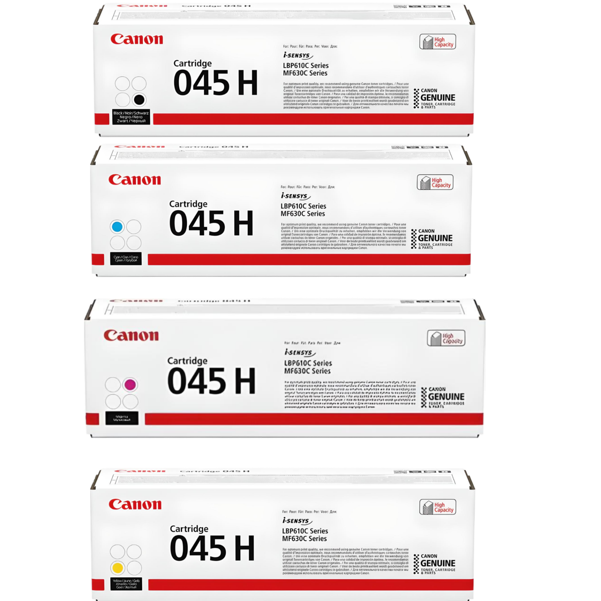 Canon CRG-045H Set Orjinal Toneri