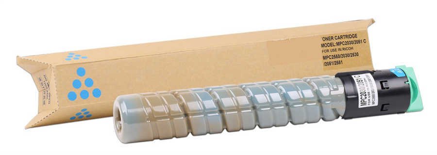 Ricoh Aficio MPC2030 Muadil Toner Mavi/ MPC2050 / MPC2530 / MPC2550
