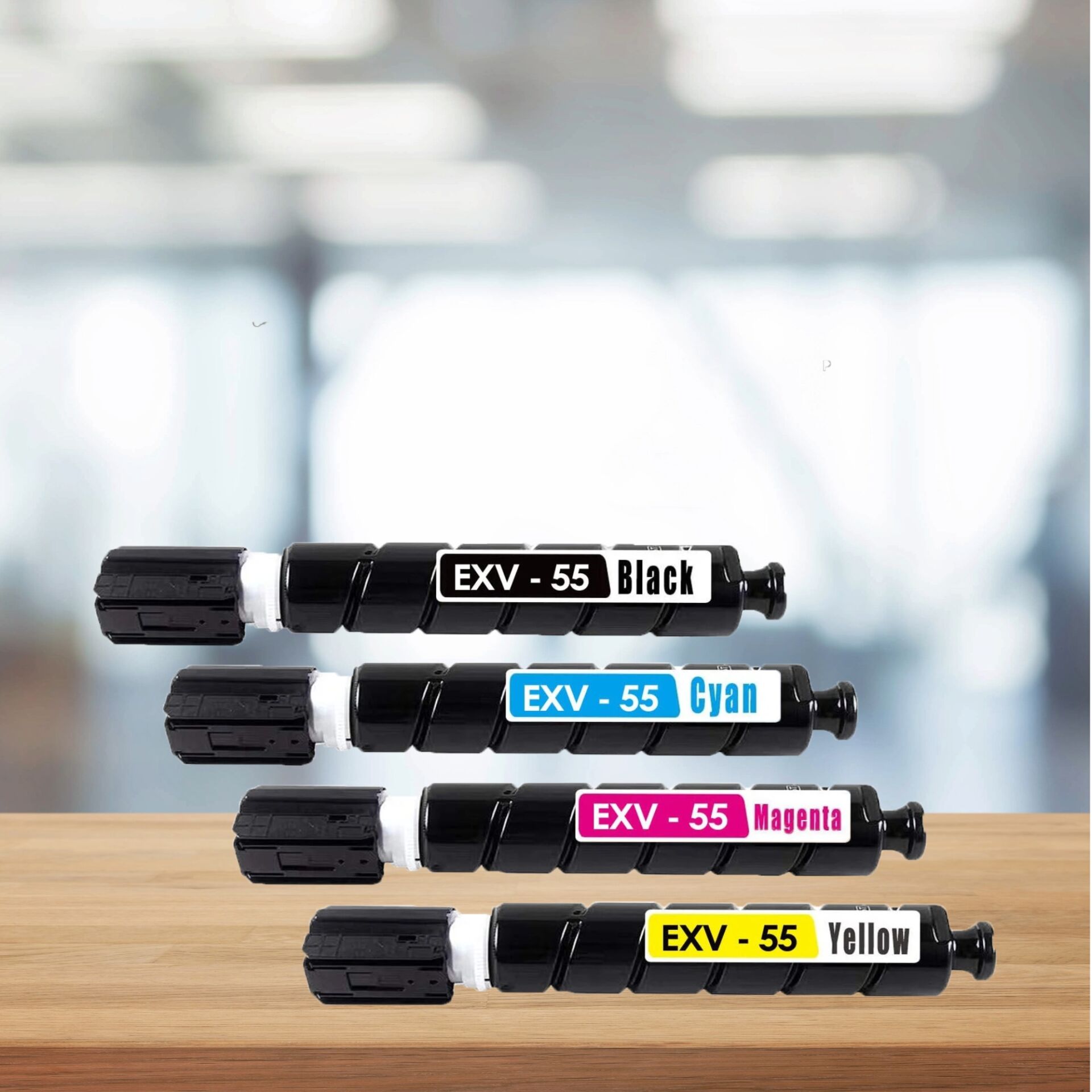 Canon C-EXV-55 Muadil Toner Set / IR-C256İ / IRC356İ/ IRC356P