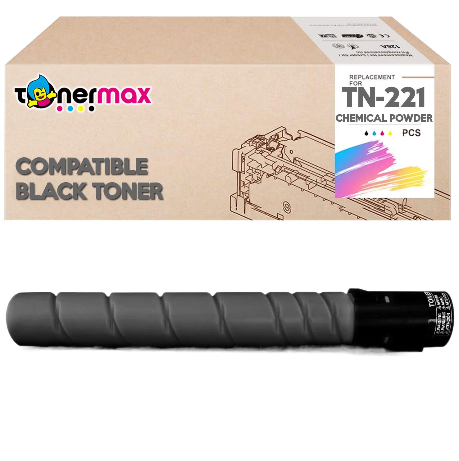 Konica Minolta TN-221 Muadil Toner Siyah / Bizhub C227 / C287