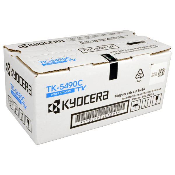 Kyocera TK-5490 Orijinal Toner Mavi | MA2101cfx | MA2101cwfx | PA2101cwx | PA2101cx | MA2101 | PA2101
