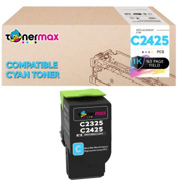 Lexmark C2425-C2350C0 Mavi Muadil Toner / C2425dw / C2325dw /MC2325adw /MC2425adw /MC2535adwe /MC2640adwe