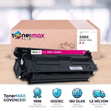 Hp 508X CF363X Kırmızı Muadil Toner - Çipli / Color LaserJet Enterprise M552 / M553 / MFP M577