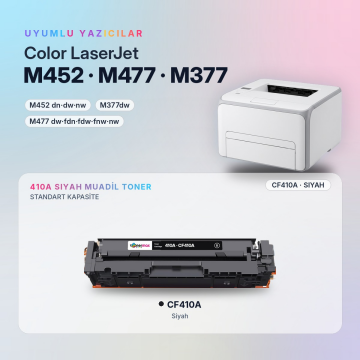 Hp 410A / CF410A Muadil Toner -Siyah / M452 / M477