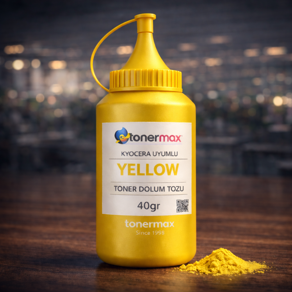 Kyocera TK-5490 Toner Tozu Sarı 40 Gr | MA2101cfx | MA2101cwfx | PA2101cwx | PA2101cx | MA2101 | PA2101