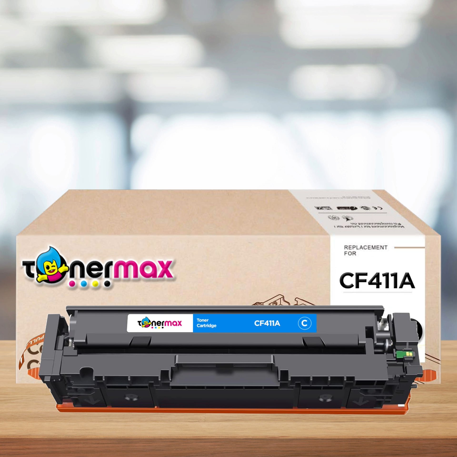 Hp 411A / CF411A Muadil Toner -Mavi / M452 / M477