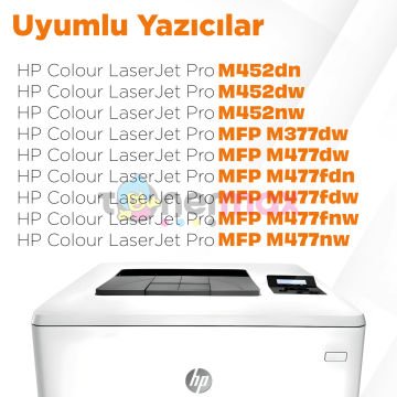 Hp 412A / CF412A Muadil Toner -Sarı  / M452 / M477