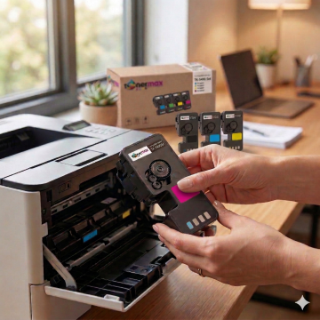 Kyocera TK-5490 Muadil Toner Kırmızı - Çipli | MA2101cfx | MA2101cwfx | PA2101cwx | PA2101cx | MA2101 | PA2101