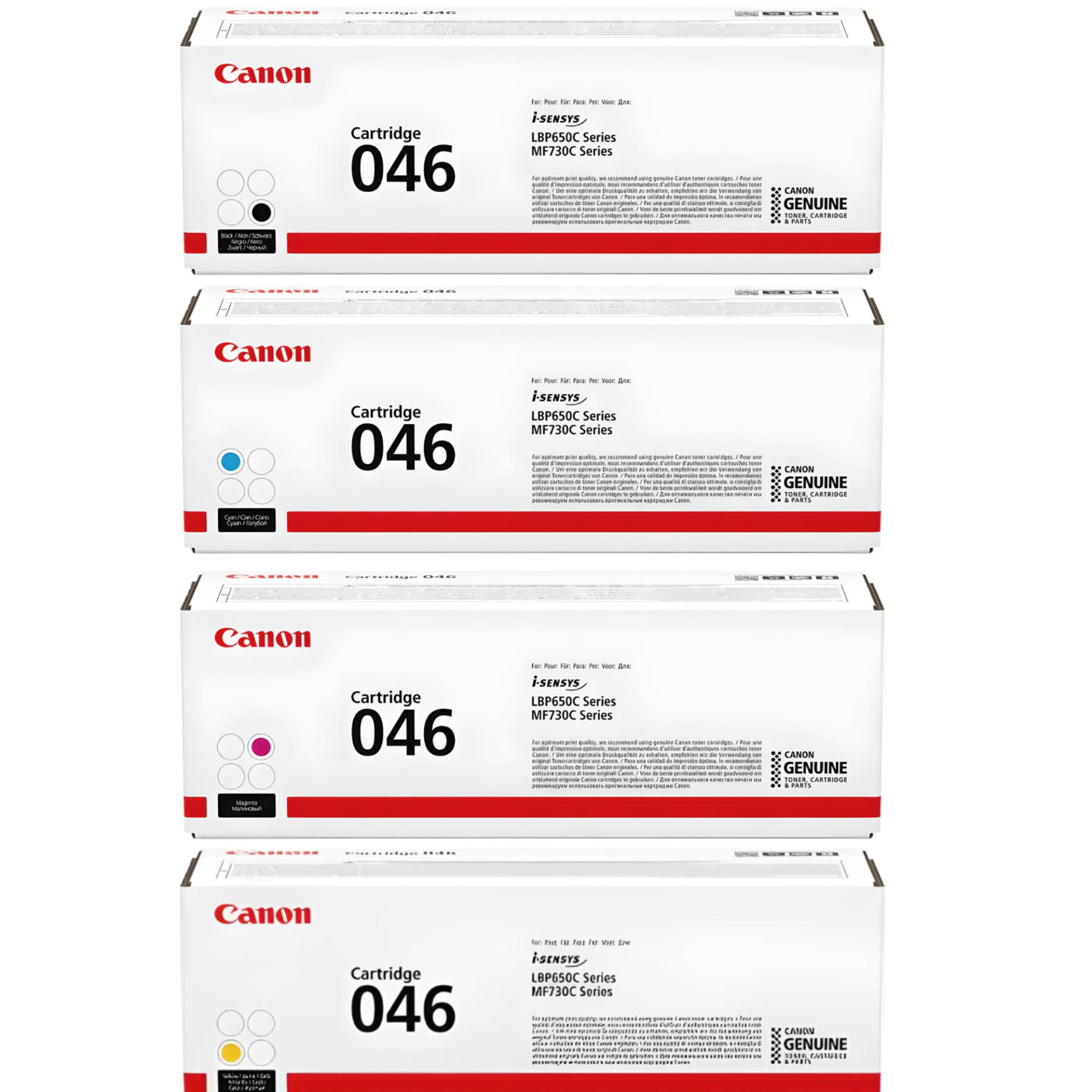 Canon CRG-046 Orijinal Toner Set