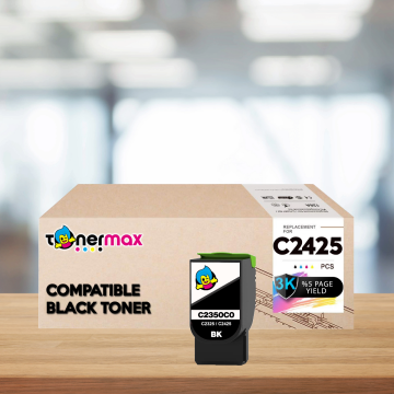 Lexmark C2425-C235HK0 Siyah Muadil Toner / C2425dw / C2325dw /MC2325adw /MC2425adw /MC2535adwe /MC2640adwe