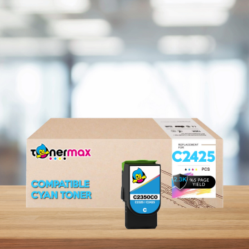 Lexmark C2425-C235HC0 Mavi Muadil Toner / C2425dw / C2325dw /MC2325adw /MC2425adw /MC2535adwe /MC2640adwe