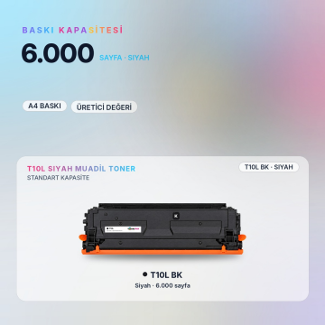 Canon T10L Siyah Muadil Toner - Çipli / C1533P / C1538P / IR-C1533iF / IR-C1538iF