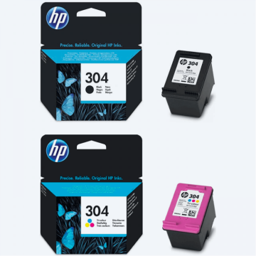 Hp 304 Orjinal Kartuş SET N9K05AE -N9K06AE / Deskjet 2600/2620/2630 /3720 / 3730 / 3732
