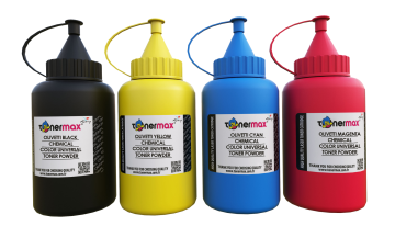 Olivetti Renkli Toner Tozu - Universal CMYK Set  500GR Şişe