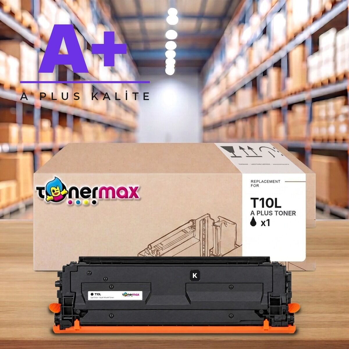 TonerMAX® T10L Siyah Muadil Toner — A Plus