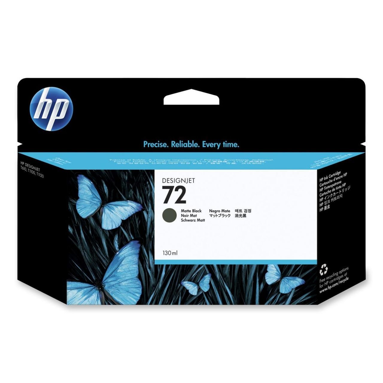 HP 72 C9403A Mat Siyah Orjinal Kartuş 130 ML