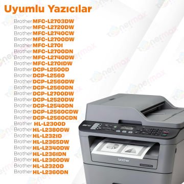 Brother TN-2355/TN-2305 Muadil Toner / DCP-L2500 / DCP-L2520 / DCP-L2540 / HL-L2300 / HL-L2340 / HL-L2360 / HL-L2365 / MFC-L2700 / MFC-L2720 / MFC-L2740