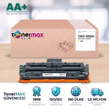 Canon CRG-069H Sarı Muadil Toner AA Plus / LBP673Cdw / LBP673Cdw II / MF752Cdw / MF754Cdw / MF752Cdw II / MF754Cdw II