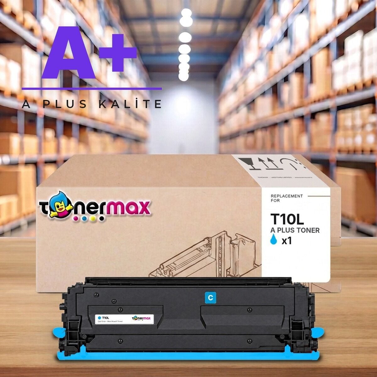 Canon T10L C Mavi A Plus muadil toner