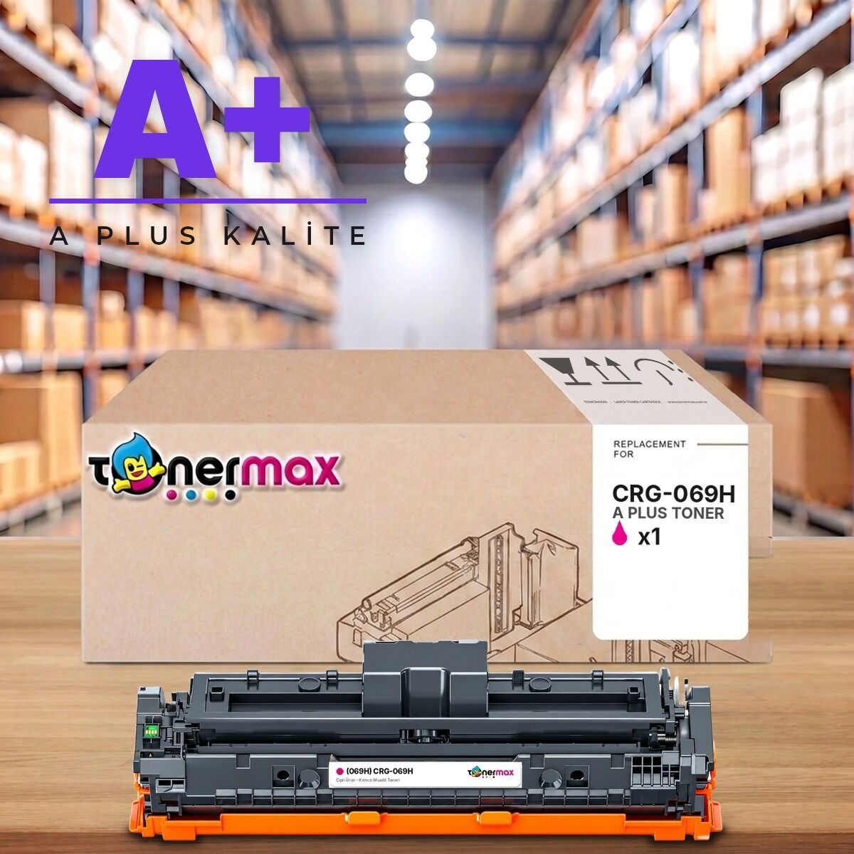 Canon CRG-069H M Kırmızı A Plus muadil toner