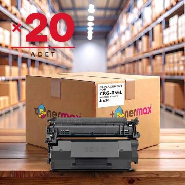 Canon CRG-056L Muadil Toner - Çipli 20'li Paket/ LBP-325dn / LBP-325X / MF-542x / MF-543x / MF-552dw / MF-553dw