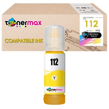 Epson T112 Muadil Mürekkep Sarı / L11160 / L15150 / L15160 / L6460 / L6490 / L6550 / L6570 / M15140 / L15180 / L6580