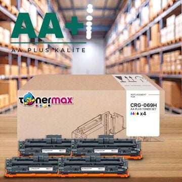 Canon CRG-069H CMYK Muadil Toner Seti AA Plus / LBP673Cdw / LBP673Cdw II / MF752Cdw / MF754Cdw / MF752Cdw II / MF754Cdw II